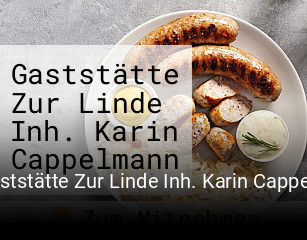 Gaststätte Zur Linde Inh. Karin Cappelmann tisch buchen