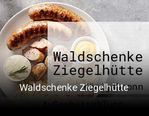 Waldschenke Ziegelhütte online reservieren