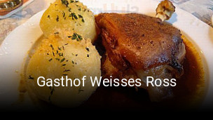 Gasthof Weisses Ross online reservieren