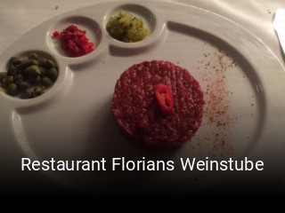 Restaurant Florians Weinstube tisch buchen