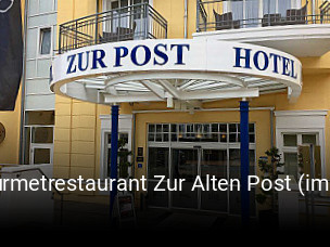 Gourmetrestaurant Zur Alten Post (im Kaiser Zur Post) tisch reservieren