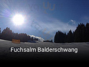Fuchsalm Balderschwang online reservieren