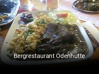 Jetzt bei Bergrestaurant Odenhutte einen Tisch reservieren