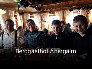 Berggasthof Abergalm tisch reservieren