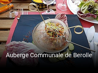 Jetzt bei Auberge Communale de Berolle einen Tisch reservieren