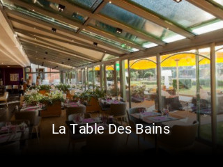 La Table Des Bains tisch reservieren