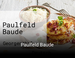 Paulfeld Baude online reservieren