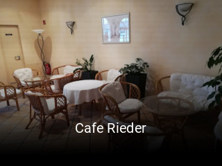 Cafe Rieder tisch reservieren