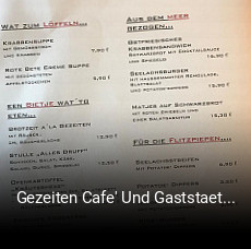 Gezeiten Cafe' Und Gaststaette online reservieren