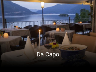 Jetzt bei Da Capo einen Tisch reservieren