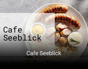 Cafe Seeblick tisch buchen
