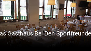 Das Gasthaus Bei Den Sportfreunden online reservieren