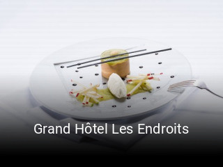 Jetzt bei Grand Hôtel Les Endroits einen Tisch reservieren