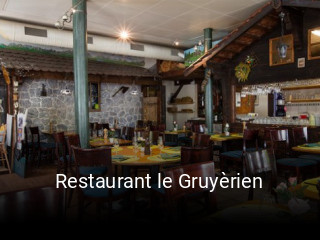 Restaurant le Gruyèrien tisch reservieren