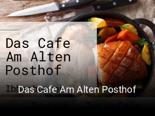 Das Cafe Am Alten Posthof tisch reservieren