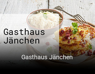 Gasthaus Jänchen online reservieren