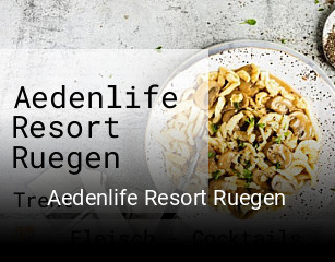 Aedenlife Resort Ruegen tisch buchen
