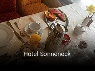 Hotel Sonneneck tisch reservieren