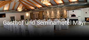 Gasthof und Seminarhotel Mayr online reservieren