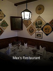 Max's Restaurant tisch reservieren