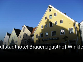 Altstadthotel Brauereigasthof Winkler tisch reservieren