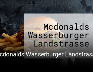 Mcdonalds Wasserburger Landstrasse online reservieren