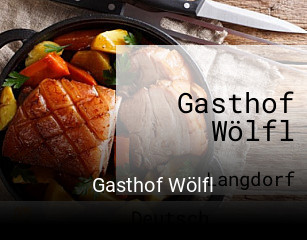 Gasthof Wölfl tisch reservieren