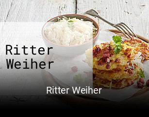 Ritter Weiher online reservieren