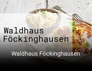 Waldhaus Föckinghausen tisch buchen