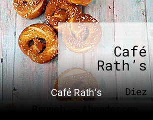 Jetzt bei Café Rath’s einen Tisch reservieren