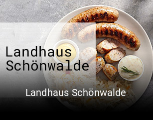 Landhaus Schönwalde reservieren