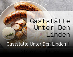 Gaststätte Unter Den Linden tisch buchen