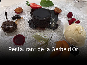 Restaurant de la Gerbe d'Or online reservieren