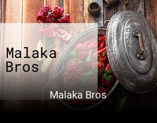 Jetzt bei Malaka Bros einen Tisch reservieren