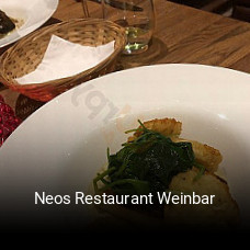 Neos Restaurant Weinbar tisch reservieren