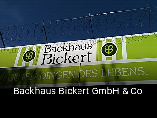 Backhaus Bickert GmbH & Co tisch buchen