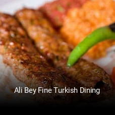 Ali Bey Fine Turkish Dining online reservieren