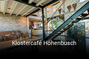 Klostercafé Hohenbusch online reservieren