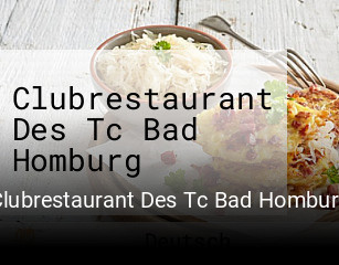 Clubrestaurant Des Tc Bad Homburg online reservieren