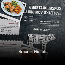 Brauner Hirsch online reservieren