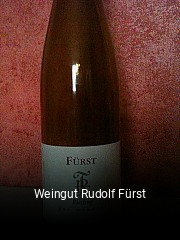 Weingut Rudolf Fürst tisch buchen