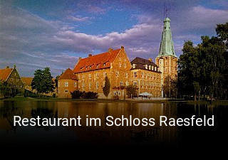 Restaurant im Schloss Raesfeld tisch reservieren