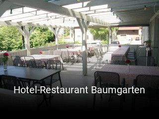 Hotel-Restaurant Baumgarten reservieren