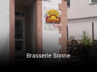 Brasserie Sonne online reservieren