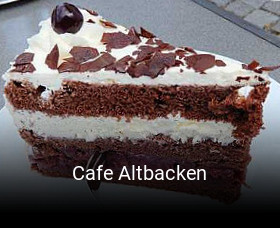 Cafe Altbacken tisch reservieren