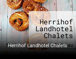 Herrihof Landhotel Chalets tisch buchen