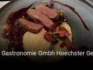 Steko Gastronomie Gmbh Hoechster Genuss Schmiede tisch buchen