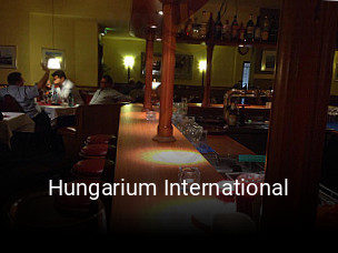 Jetzt bei Hungarium International einen Tisch reservieren