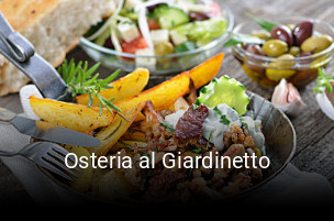 Jetzt bei Osteria al Giardinetto einen Tisch reservieren