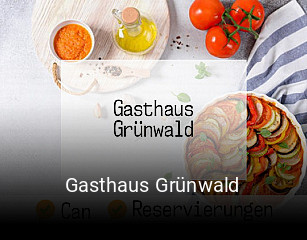Gasthaus Grünwald tisch buchen